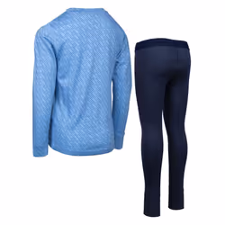 Trespass Childrens/Kids Alec Base Layer Set - 5-6 Years, Cornflower Blue