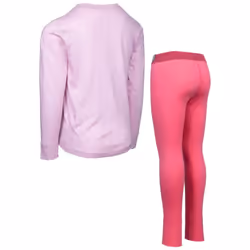 Trespass Childrens/Kids Alec Base Layer Set - 5-6 Years, Rose