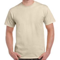 Gildan Adults Unisex Heavy Cotton T Shirt - L, Sand
