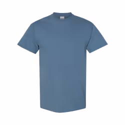 Gildan Mens Heavy Cotton T-Shirt - M, Indigo