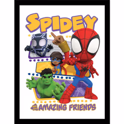 Marvel Spidey And His Amazing Friends Framed Poster