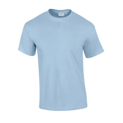 Gildan Mens Ultra Cotton T-Shirt - M, Light Blue