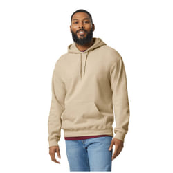 Gildan Unisex Softstyle Midweight Hoodie - L, Sand