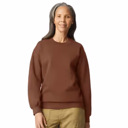 Gildan Mens Softstyle Midweight Sweatshirt - XXL, Cocoa