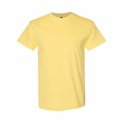 Gildan Mens Heavy Cotton T-Shirt - 3XL, Cornsilk