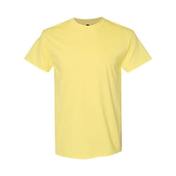 Gildan Mens Heavy Cotton T-Shirt - 3XL, Cornsilk
