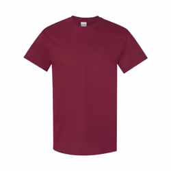 Gildan Mens Heavy Cotton T-Shirt - 5XL, Maroon
