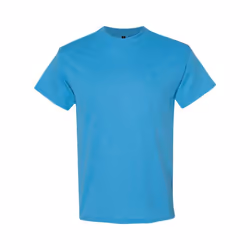 Gildan Mens Heavy Cotton T-Shirt - 3XL, Sapphire Blue Heather