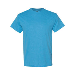 Gildan Mens Heavy Cotton T-Shirt - 3XL, Sapphire Blue Heather