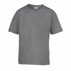 Gildan Childens/Kids SoftStyle Ringspun T-Shirt - 7-8 Years, Graphite Heather
