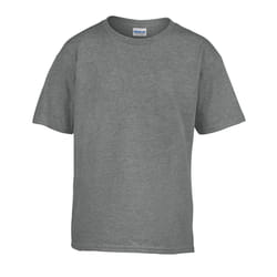Gildan Childens/Kids SoftStyle Ringspun T-Shirt - 7-8 Years, Graphite Heather