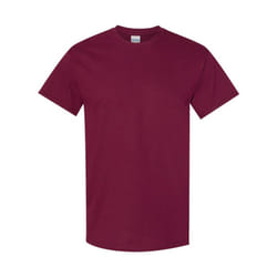 Gildan Mens Heavy Cotton T-Shirt - 4XL, Maroon