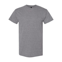 Gildan Mens Heavy Cotton T-Shirt - 3XL, Graphite Heather