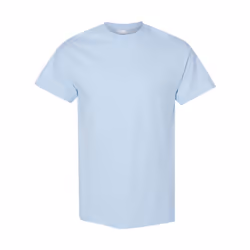 Gildan Mens Heavy Cotton T-Shirt - M, Light Blue