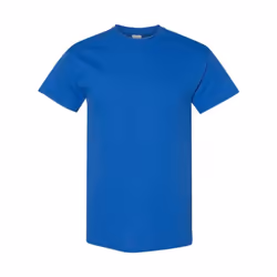 Gildan Mens Heavy Cotton T-Shirt - XXL, Royal Blue