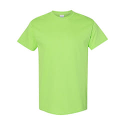 Gildan Mens Heavy Cotton T-Shirt - XL, Lime