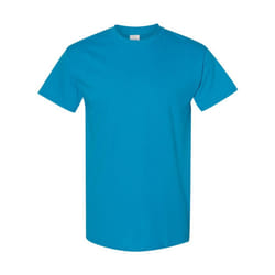 Gildan Mens Heavy Cotton T-Shirt - M, Sapphire Blue