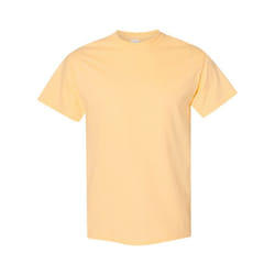 Gildan Mens Heavy Cotton T-Shirt - XL, Yellow Haze