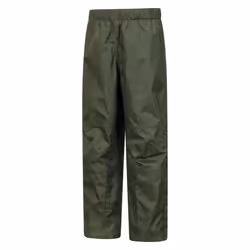 Mountain Warehouse Childrens/Kids Spray II Waterproof Over Trousers - 9-10 Years, Khaki Green