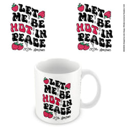 Letter Shoppe Let Me Be Hot In Peace Mug