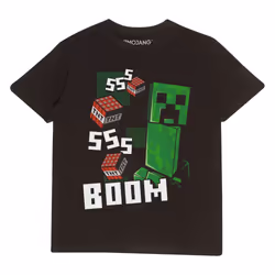Minecraft Childrens/Kids Like A Boss T-Shirt - 3-4 Years, Black