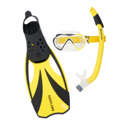 Aquasphere Childrens/Kids 2024 Snorkel Set - XL, Yellow