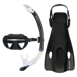 Aquasphere Childrens/Kids 2024 Nabul Snorkel Set - L-XL, Black