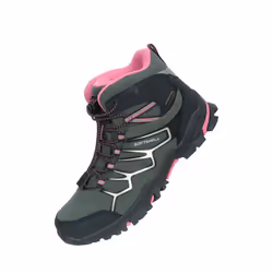 Mountain Warehouse Childrens/Kids Softshell Waterproof Walking Boots - 3 UK, Dark Khaki