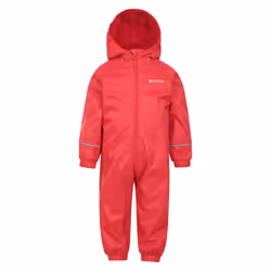 Mountain Warehouse Childrens/Kids Spright Waterproof Rain Suit - 18-24 Months, Red