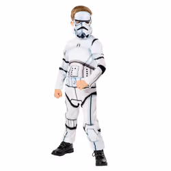 Star Wars Childrens/Kids Green Collection Stormtrooper Costume - 5-6 Years, White/Black
