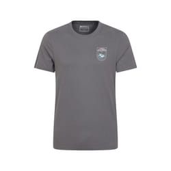 Mountain Warehouse Mens Discover Oban Cotton T-Shirt - XS, Grey