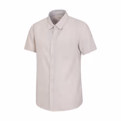 Mountain Warehouse Mens Lowe Linen Blend Shirt - 3XL, Light Beige