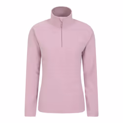 Mountain Warehouse Womens/Ladies Snowdon Melange Fleece Top - 8 UK, Light Pink