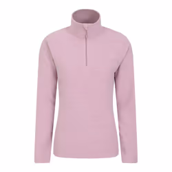 Mountain Warehouse Womens/Ladies Snowdon Melange Fleece Top - 8 UK, Light Pink