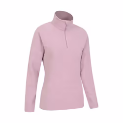 Mountain Warehouse Womens/Ladies Snowdon Melange Fleece Top - 10 UK, Light Pink