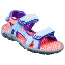 Hi-Tec Childrens/Kids Menar Sandals - 3 UK, Sky Blue/Violet/Watermelon