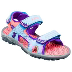 Hi-Tec Childrens/Kids Menar Sandals - 3 UK, Sky Blue/Violet/Watermelon
