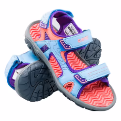 Hi-Tec Childrens/Kids Menar Sandals - 3 UK, Sky Blue/Violet/Watermelon