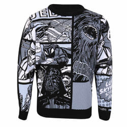 Star Wars Unisex Adult Manga Knitted Jumper - S, Multicoloured
