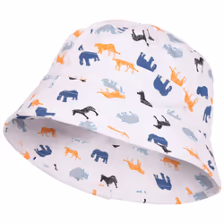 Trespass Childrens/Kids Zebdee Safari Animals Bucket Hat - 8-10 Years, White