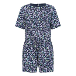 Mountain Warehouse Girls Poppy Animal Print Organic Playsuit - 5-6 Years, Mixed