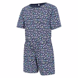Mountain Warehouse Girls Poppy Animal Print Organic Playsuit - 5-6 Years, Mixed