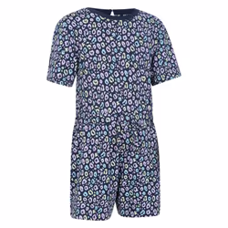 Mountain Warehouse Girls Poppy Animal Print Organic Playsuit - 5-6 Years, Mixed