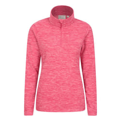 Mountain Warehouse Womens/Ladies Snowdon Melange Fleece Top - 6 UK, Winetasting