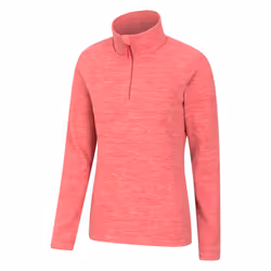Mountain Warehouse Womens/Ladies Snowdon Melange Fleece Top - 6 UK, Winetasting