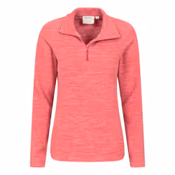 Mountain Warehouse Womens/Ladies Snowdon Melange Fleece Top - 6 UK, Winetasting