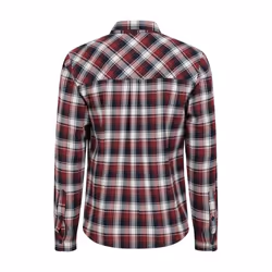 Mountain Warehouse Mens Trace Flannel Long-Sleeved Shirt - XXS, Burgundy