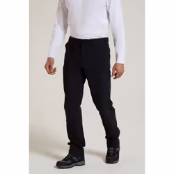 Mountain Warehouse Mens Trek Stretch Cargo Trousers - 32L, Jet Black