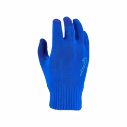 Nike Unisex Adult 2.0 Knitted Swoosh Grip Gloves - L-XL, Game Royal/Turquoise