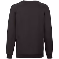 Fruit of the Loom Childrens/Kids Classic Raglan Sweatshirt - 3-4 Years, Black